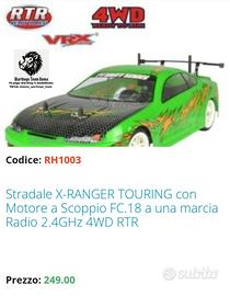 auto rc motore nitro