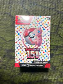 Pokemon 151 Bundle 6 bustine ita sealed