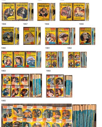 Libri gialli vintage.