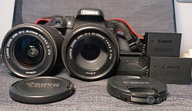 Canon EOS 750D con obittivi ed accesori