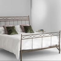 Letto matrimoniale in ferro battuto marca Bontempi