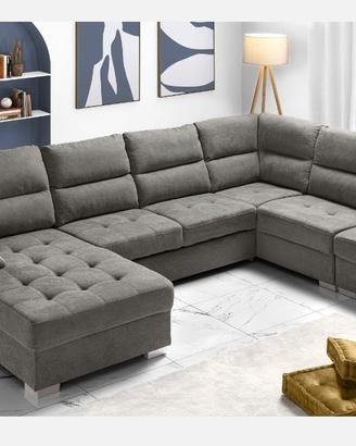 divano grande penisole e letto integrato 