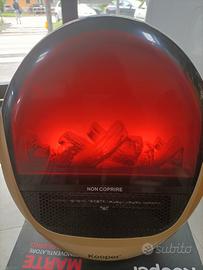 Stufetta co effetto camino nuova mai usata