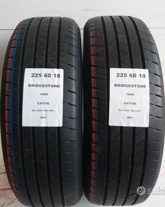 2 gomme 225 60 18 bridgestone a664