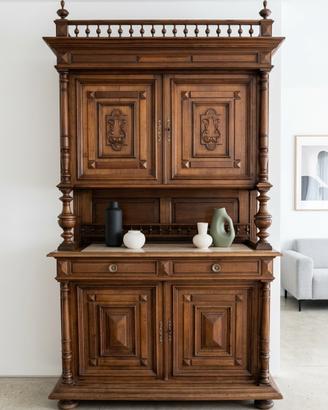 Credenza piattaia 800 Henri II Neorinascimento