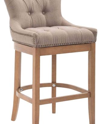 Sgabello CLP da bar in tessuto Lakewood