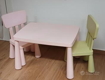 tavolo e sedie per bambini 