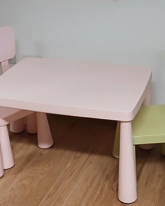 tavolo e sedie per bambini 