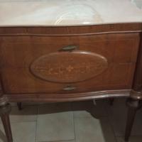 COMODINI IN LEGNO INTARSIATO