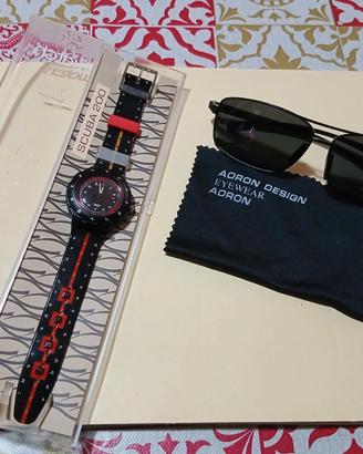 Orologio Swatch e Occhiali Aoron