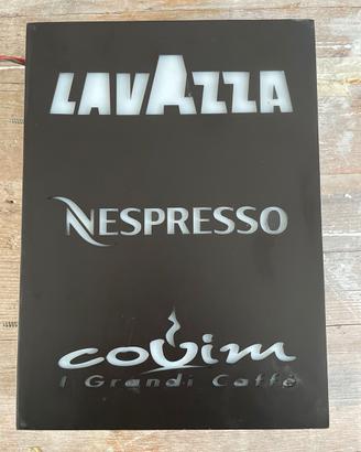 Insegna led Lavazza Nespresso