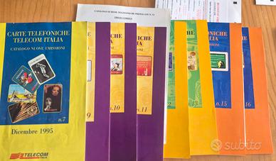 cataloghi catalogo schede tessere telefoniche 