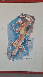 stampa con firma autografa Dario Fo