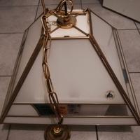 Lampadario da cucina stile Tyffany Lav. a mano