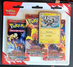 Pokémon - Blister 3 buste di Rivali Predestinati
