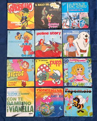Dischi vinile colonne sonore cartoni animati