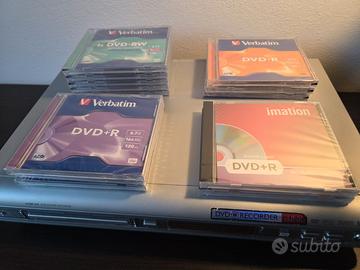PHILIPS DVD RECORDER 3355 + 13 DVD VUOTI NUOVI