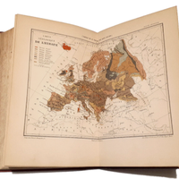 libro antico ottocentina la terre avant le deluge