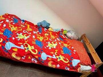LETTO 1 piazza Ikea + doghe e materasso