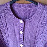 Cardigan color lilla misura M/L