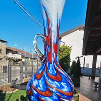 Vaso Brocca Murano Carlo Moretti Anni 70. cm35