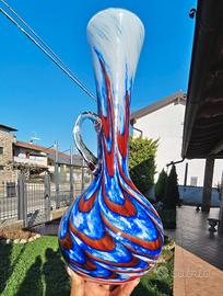 Vaso Brocca Murano Carlo Moretti Anni 70. cm35