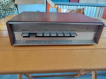 Sintonizzatore Auso Siemens - legno e metallo
