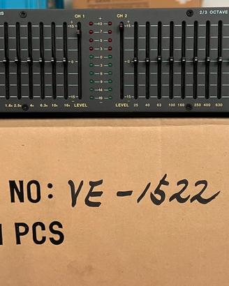 Equalizzatori grafici a rack