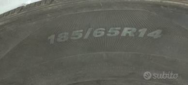 185 65 R14 invernali completi di cerchi fiat