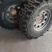 Treno 5 gomme+cerchi  100% fango Ziarelli extreme