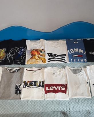 Stock T-shirt di marca
