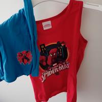 completo tuta Spiderman 5/6anni 