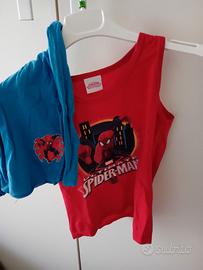 completo tuta Spiderman 5/6anni 