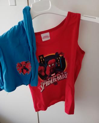 pigiama Spiderman 5/6anni 