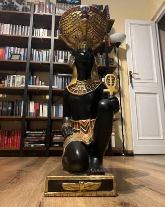 Grande statua egiziana Anubi altezza 75 cm