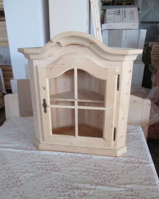 Pensile d' angolo abete