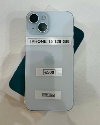 iPhone 15 128GB pari nuovo promo