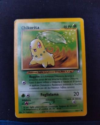 carte pokemon Arcanaine e Chikorita 