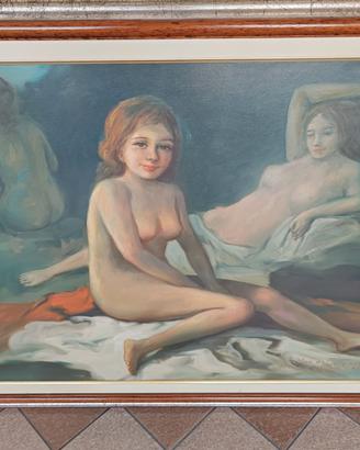 Quadro olio su tela Mariolino da Carvaggio