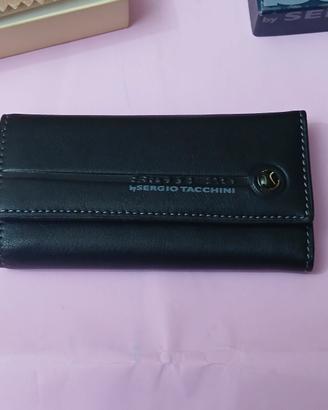 Porta chiavi Sergio Tacchini nuovo  in pelle 