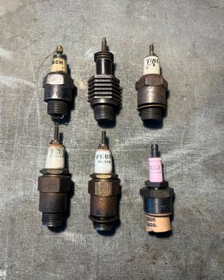 Candele moto d’epoca da collezione