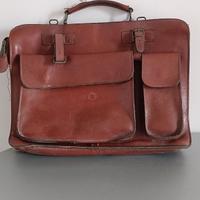 Borsa da lavoro in pelle vintage