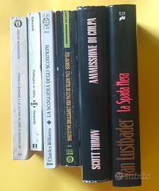 Lotto di 6 libri Narrativa storica e crime