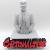 CortoMaltese Busto Fumetti Statua Busto Figures 3D