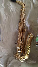 RARO SASSOFONO CURVO ROLAND MEINL VINTAGE LAK ORO
