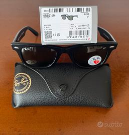 Ray-Ban Wayfarer RB2140 Green Polarized 50 – Nuovi