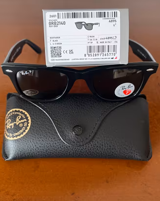Ray-Ban Wayfarer RB2140 Green Polarized 50 – Nuovi