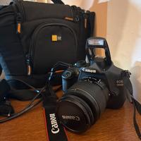 Canon EOS 1200 d+obiettivo EFS 18 55 e accessori