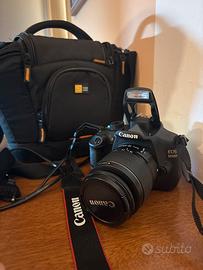 Canon EOS 1200 d+obiettivo EFS 18 55 e accessori