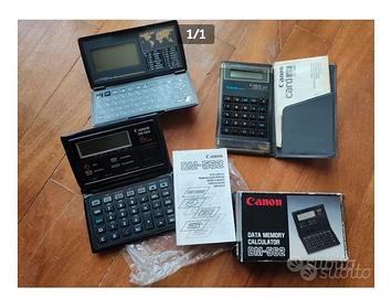 Agenda data elettronica Citizen Canon vintage